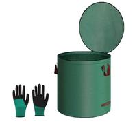 De 2 bolsas de colección de agujas de jardín desarrolladas para una alta capacidad al aire libre ordenar y bolsa de agujas de tela inmune a desgarros