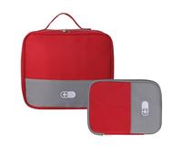 De 2 Portasuministros de diseño eficiente Bolsa de almacenamiento de medicamentos Estuche de atención de crisis con textura de poliéster para caminatas aire libre Planificador clínico de viajes