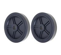 De 2 ruedas para compresor de aire sin ruido Rueda de resistente Orificio de montaje de 0, 8 pulgadas Mejoras para equipos portátiles Durabilidad Ruedas para compresor de aire de