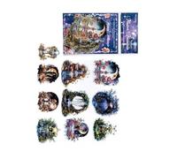 De 20 Adhesivos PET con Tema de Tierras Hadas con Efectos Holográficos para Manualidades de Scrapbooking Decoración del Hogar Arte Adhesivo Multiusos Papelería Holográfica Artística