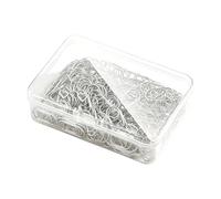 De 200 clips de en forma de corazón para oficinas, escuela y uso doméstico en color oro, plata, oro, abrazaderas de clip moldeadas en forma de corazón
