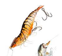 de | 3,54 para camarones de agua - 3,54 en peces en cangrejos de agua salada realista, resplandor artificial en el cebo reflectante oscuro para salmón bagre agua playa