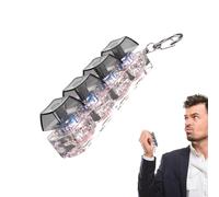 de 4 Botones para el comprobador de cañas - Mecánico Keyboard Fidget Toy for Sensory Calming, Engaging Finger Toy for Kids & Teens, Clicky Keychain