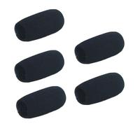De 5 cubiertas de esponjas para micrófono Reducción avanzada de espuma para vientos Diseño de durabilidad para paneles de discusión Sistemas de habla Filtro de espuma para parabrisas de micrófono