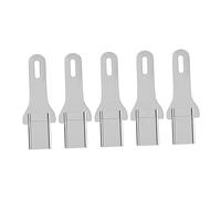 De 5 protectores de conectores USB C de acero inoxidable de calidad contra daños por sobrecalentamiento Cubierta de puerto tipo C Cubierta USB a prueba de fusión