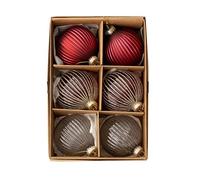 De 6 exquisitos Adornos navideños de, Bolas Que Crean atmósferas Festivas en los hogares, Adornos para Fiestas y Festivales, Decoraciones navideñas