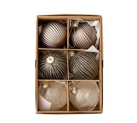 De 6 exquisitos Adornos navideños de, Bolas Que Crean atmósferas Festivas en los hogares, Adornos para Fiestas y Festivales, Decoraciones navideñas