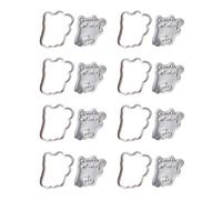 De 8 moldes para galletas de Halloween, moldes para galletas con forma de gato, cortador de galletas, herramienta para galletas, presente para entusiastas de la repostería, utensilios de repostería