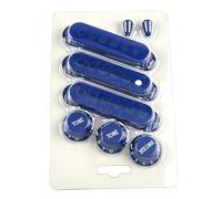 De 8 perillas de guitarra de cerámica y cubiertas de pastilla con tornillo protector de púa de de perilla de control