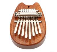 de 8 Teclas para madera para mini Kalimba Spirited Away Melodía Manual Cumpleaños 7x5.3cm