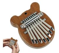 de 8 teclas, piano de pulgar de madera - de dedo de madera pequeño, piano de pulgar de 8 teclas | Piano musical de bolsillo, piano de dedo Mbira hecho a mano para niños, todas las edad