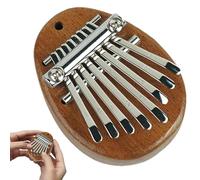 de 8 teclas, piano de pulgar de madera, de dedo pulgar de piano pequeño | Piano de dedo Mbira hecho a mano de madera maciza para niños, adultos y amigos