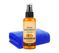 de Abejas para Muebles,100 ml Brillo y Alto - Spray restaurador brillante intenso para parquet,para Mesas, Sillas, Armarios, Cocina, Baño, Hogar, Dormitorio