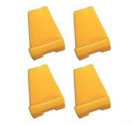 de Abrazadera para Cambiador de Neumáticos de Mordaza Taller Reparación Llantas Plástico 4 Piezas(Short yellow)