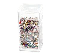De Accesorios Para Arte Con Rhinestones - Organizador Transparente Para Joyas De Uñas | Estuche Para Arte Con Rhinestones - Para Casa Adultos Principiantes Artistas Profesionales Aficionados