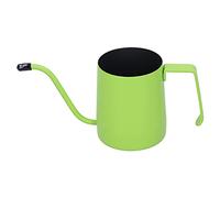 de acero inoxidable 350ml tetera artesanal con pico fino para vertido controlado - Ideal para café de filtro, antióxido y uso doméstico en baristas caseros (Taza de preparación manual montada en la