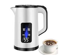 de acero inoxidable-caldera eléctrica de 1500W, 1.5L tettle, función de mantenimiento-cálculo | Aparato de calefacción de agua de seguridad rápida para salas de descanso de la oficina y