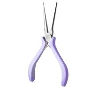 De acero inoxidable vistas prácticas formas pinzas con C curvado para uñas de gel arte escultor