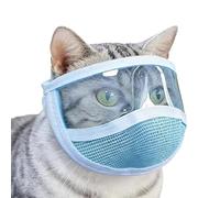 de acicalamiento para gatos Cubierta Protectora de Cabeza de Malla para | Sujeción respirável para cortaúñas de gato Para corte de uñas, recorte, baño, corte de pelo y prevención de morde