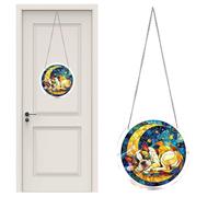 de acrílico | Cartel atrapa rayos 20 cm - de animales estilo para árbol, para mamá, hombre, cumpleaños, puerta jardín coche