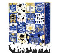 de Adviento de graduación - 2026 Holiday Adviento 16 días, interior de embalaje de felicitación de graduación | para universitaria, escuela secundaria, ceremonia, evento de