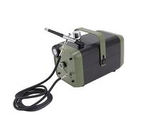 de Aerografía con Compresor de Aire, Ajuste Potente Profesional Amplia Compatibilidad Kit de de Aerografía Profesional para Tatuajes Temporales (Enchufe europeo de 100 a 240 V.)