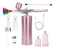 De Aerógrafos Juego Aerógrafo Inalámbrico Con Boquilla 0 3mm Juego Aerógrafos Multifuncionales Con Compresor Para Pintar