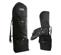 de aerolínea de Golf: de Transporte para Palos de Golf Resistente al Desgaste de 130 x 36 x 25 cm, Protectora de Viaje con Correa de Hombro Ajustable, blsa de Vuelo con Ruedas para