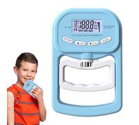 de agarre del dinamómetro - Monitor digital compacto + mango de diseño humanizado, instrumento de ejercicio portátil, dispositivo de medición preciso, indicador de entrenamiento manual de f