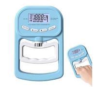 De agarre del dinamómetro - PP 19,6 x 12,7 x 3 cm | Comprobador de agarre | Probador digital i resistencia al desgarro con pantalla LCD | Calibre de entrenamiento con rendimiento manual ajustable para
