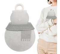 de agua caliente, 320 ml, calentador con forma de muñeco de nieve grueso con tapa | de agua caliente de silicona - para las manos, casa, viaje, invierno, frío, Navidad