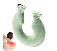 de agua caliente, calentador de invierno en forma de U, caliente para el cuello, función de calor calmante específica para mujeres y hombres, mano, hombro, hogar, viajes, salud y bienestar