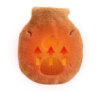 de agua caliente Capybara - Riscal Dante de larga duración 17 x 14 x 1 cm, simpática térmica para mascotas, de agua caliente llena de agua | 'a cqua cal da sin eléctricos