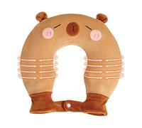 de agua caliente, cojín cervical en forma de U con diseño de animales para protección del cuello | Botella de agua caliente con de felpa, para invierno, mujeres, niños, viajes, cama