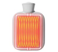de agua caliente con, 15,5 cm, PVC, 1000 ml, calentador de manos y pies, de agua portátil, compresa caliente para calambres menstruales y compresas frías