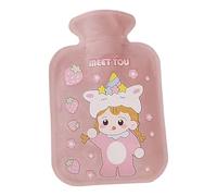 de agua caliente con, de agua caliente de felpa de 500 ml, calentador de cama, almohadilla térmica portátil de gran capacidad para cintura