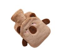 de agua caliente con diseño animal, 1 L, cojín calefactor de agua, para recuperación de hombros y músculos, para mujeres, viajes y lesiones deportivas