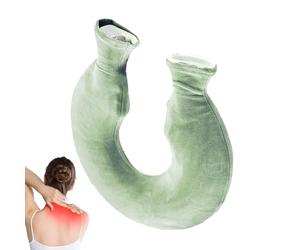 De Agua Caliente | Conjunto De Invierno En Forma De U | De Agua Caliente Para El Cuello Con Cubierta De Polar,Para La Compresa Fría Y La Relajación Muscular Del Hombro En Casa Y Viaje