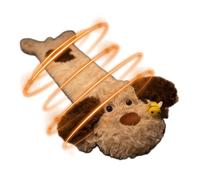 de agua caliente de látex estirada de 29,5 pulgadas, diseño de animal doméstico delicado y flexible, soporte calmante de cola larga para la circulación del calor aislado |