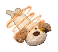 de agua caliente de peluche - Suministros de calefacción de invierno - de agua caliente de viaje | Diseño suave en forma de perro con tapa, calor duradero para manos, cuello,