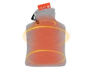 de agua caliente eléctrica portátil: almohadilla térmica USB de 11,8 pulgadas, compresa caliente , temperatura multinivel ajustable con comodidad calmante | Suministros de rescate de