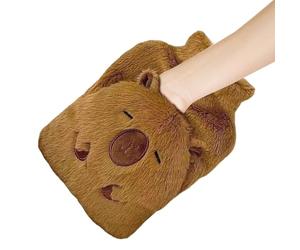 de agua caliente | Forma De Carpincho Retención De Calor 1000Ml | Cama de agua caliente calentada | Para cuello espalda escuela hombro vivac piernas viaje manos hombres niños mujeres