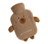 De Agua Caliente - Pack de 1L Reutilizable con Almohadilla de Dibujos,de Agua Tibia | Para Piernas Manos Hombros Cuello Espalda Viaje Camping Niños Mujeres Hombres Invierno