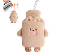 de Agua Caliente Peluda - Suministros de Calor para Frío en Forma Animal 1L | Calentador de Cama de Agua Caliente,Para Pacientes Estudiantes Oficina Coche