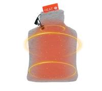 de agua caliente USB - Almohadilla térmica eléctrica de 3 niveles, botella de felpa portátil recargable, calor rápido de 30x20 cm | Compresa cálida reutilizable para el hogar, oficina, viajes al