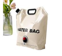 de agua para camping - Depósito plegable de 8,5 L con boquilla, de almacenamiento de agua - para senderismo, camping, backpacking, picnic, pesca, montañismo, deportes, viajes,