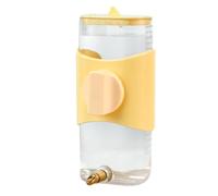 de Agua para Loros, hidratador de pájaros sin Goteo, dispensador de Jaula Duradero, Botella Recargable con diseño antiderrames, práctico Recipiente para Bebidas para periquitos, cacatúas