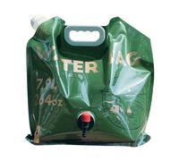 De Agua Plegable | Contenedor Portátil Impermeable con Grifo | 7.9 litros Gran Capacidad De Agua Plegable para Exterior con Asa | para Acampada Senderismo Escalada Picnic y Deportes al Aire Libre