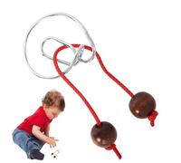 de Alambre: Juego de de Metal de 8 Piezas, desafíos de desenredo de Hierro Flexible para Entrenamiento de lógica | Juguetes de Prueba de coeficiente Intelectual Reutilizables