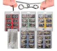 De Alambre Metálico,Juguete para Desarrollar Inteligencia Y Pensamiento - Desbloquear De | para Adolescentes Adultos Escuela Hogar Viaje Regalos De Fiestas